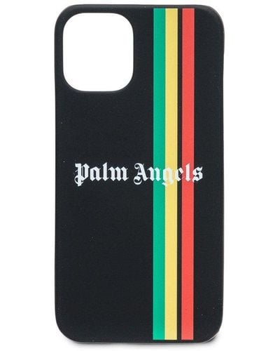 Palm Angels Exodus Logo Print Iphone 12 Mini Case - Black