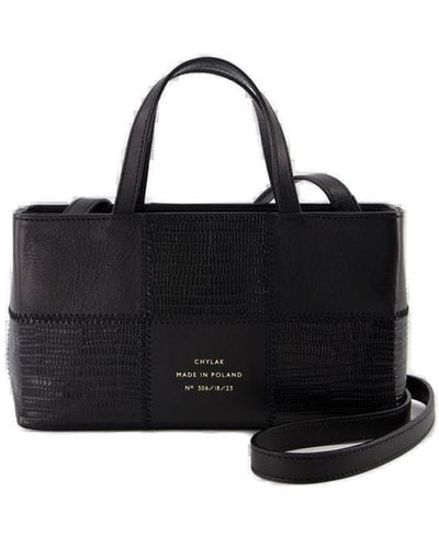 Chylak Patchwork Small Tote Bag - Black