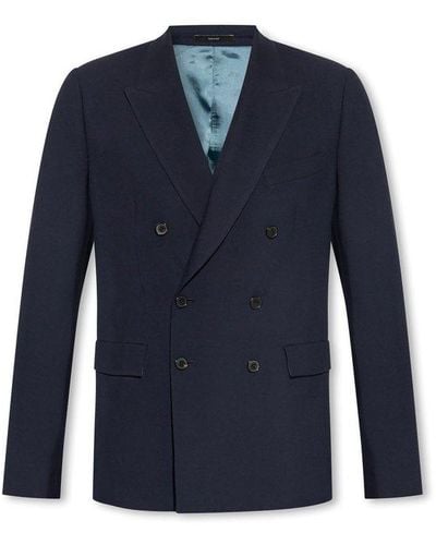 Paul Smith Double-Breasted Blazer - Blue