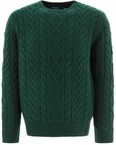 Ralph Lauren Cable-knit Jumper - Green