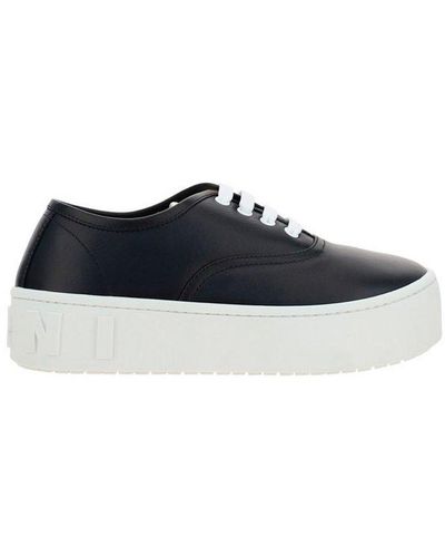 Marni Platform Low-top Sneakers - Black