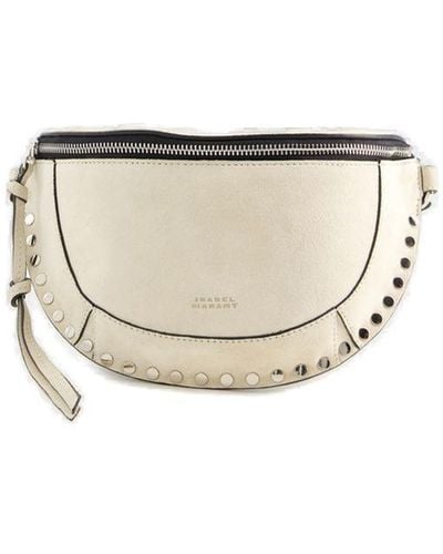 Isabel Marant Skano Zipped Belt Bag - Natural