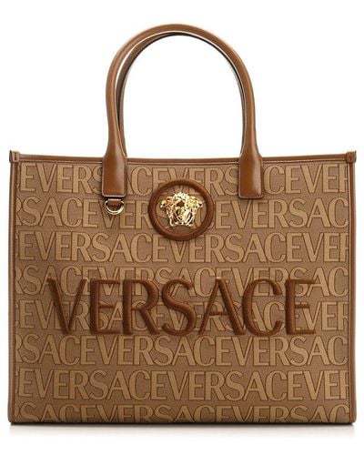 Versace Shopper Bag - Brown