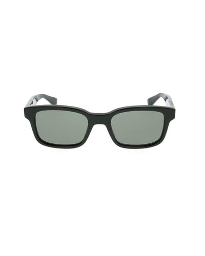 Bottega Veneta Rectangular-frame Sunglasses - Green