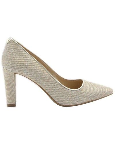 MICHAEL Michael Kors Alina Flex Glittery Slip-on Court Shoes - Brown