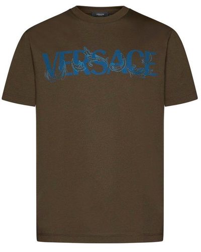 Versace T-shirts And Polos - Green