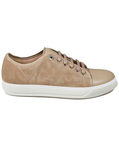 Lanvin Dbb1 Lace-up Trainers - Brown