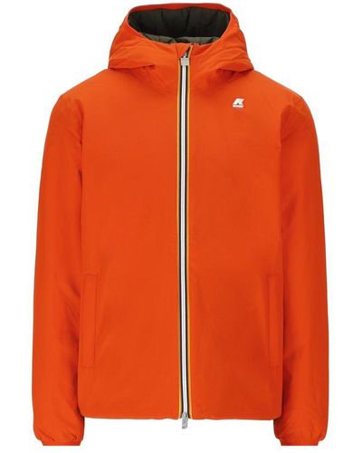 K-Way Jack St Warm Reversible Jacket - Orange