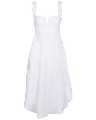 Stella McCartney Sleeveless Midi Dress - White
