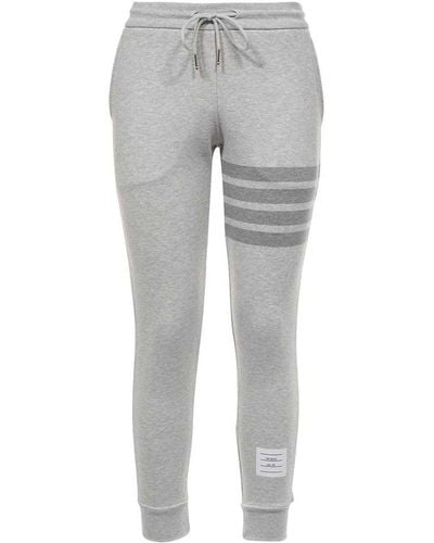 Thom Browne Cotton Joggers - Grey