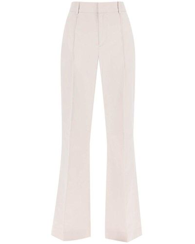 Polo Ralph Lauren Cotton Bootcut Trousers - White