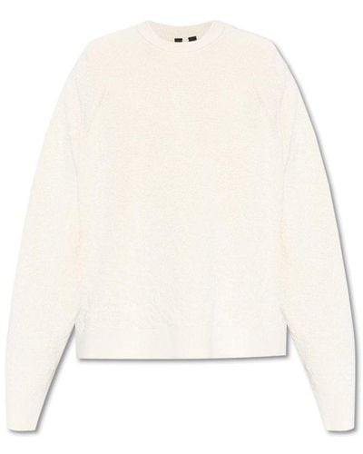 Y-3 Crewneck Long-sleeved Sweater - Natural