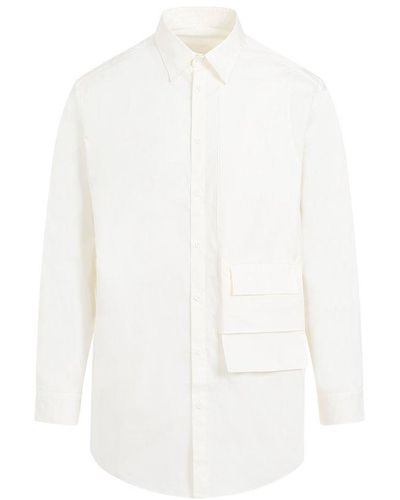 Y-3 Buttoned Oversize Shirt - White