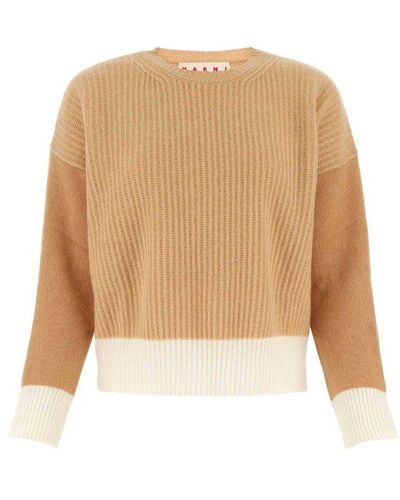 Marni Beige Cashmere Sweater Nd - Natural