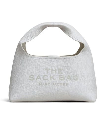 Marc Jacobs Logo Debossed Mini Top Handle Bag - Gray