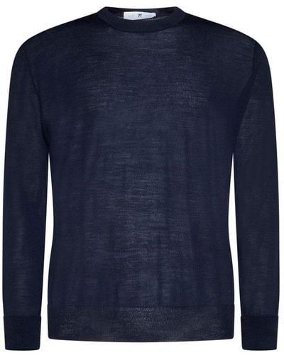 PT Torino Roundneck Knit Sweater - Blue