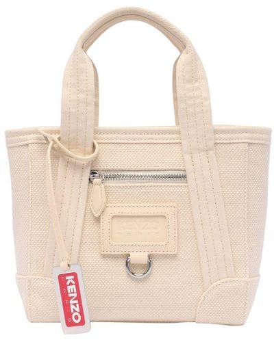 KENZO Paris Mini Shoulder Bag - Natural