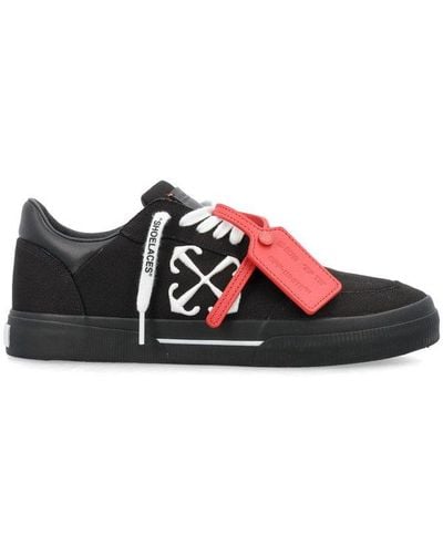 Off-White c/o Virgil Abloh New Low Vulcanized Lace-up Trainers - Black