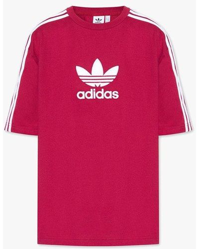 adidas Originals T-Shirt With Logo - Pink