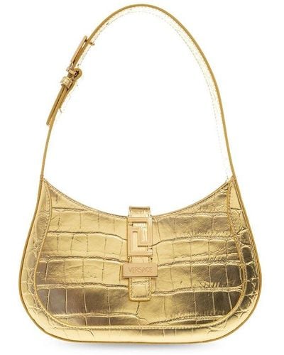 Versace ‘Greca Goddess Small’ Shoulder Bag - Metallic