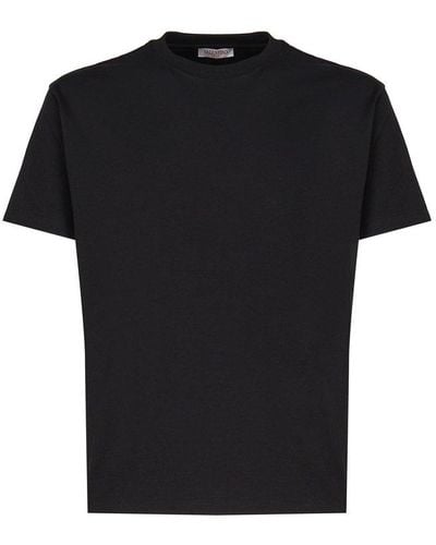 Valentino Crewneck Short-sleeved T-shirt - Black