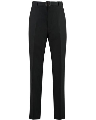 Givenchy Virgin Wool Trousers - Black