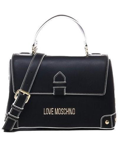 Love Moschino Logo-lettering Tote Bag - Black