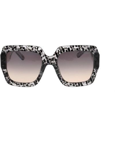 Chopard Eyewear Oversized Square Frame Sunglasses - Black