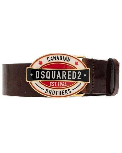 DSquared² Leather Belt - Brown