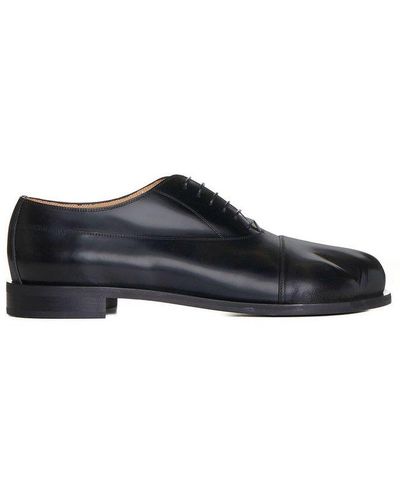 JW Anderson Paw Shaped Toe Flat Shoes - Black