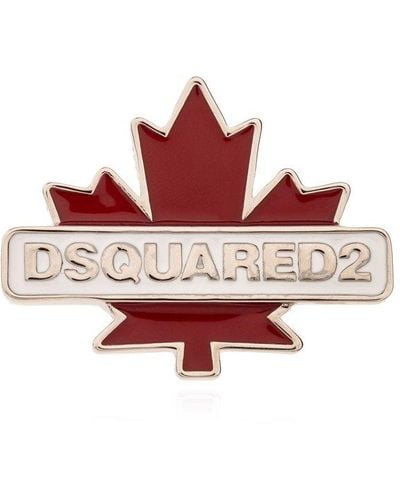 DSquared² Pin With Logo, - Red