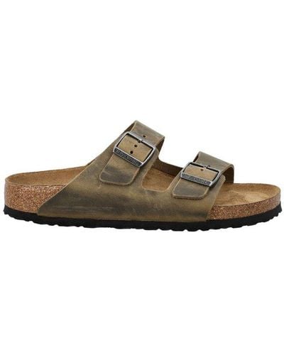 Birkenstock Arizona Buckle-fastened Slip-on Sandals - Brown