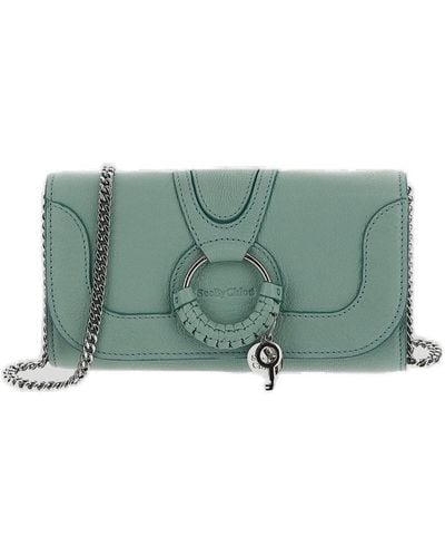 See By Chloé Hana Magnet Snap-closure Wallet-on-chain - Green