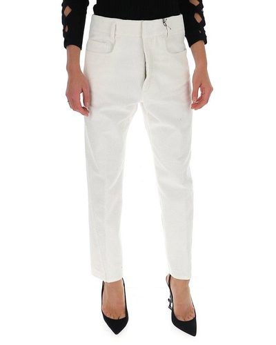 Haider Ackermann Corduroy Tapered Pants - White