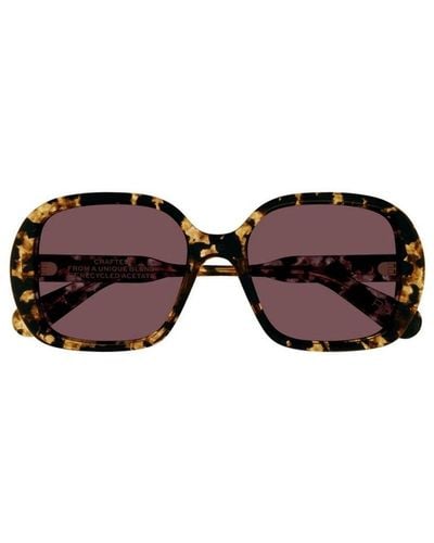 Chloé Square-frame Sunglasses - Brown