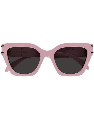 Alexander McQueen Cat-eye Frame Sunglasses - Pink