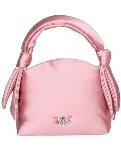 Pinko Mini Rosa Knots Pouch Bag - Pink