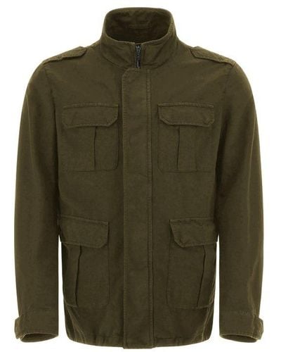 Herno Garment-dyed Field Jacket - Green