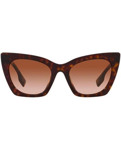 Burberry Cat-eye Sunglasses - Brown