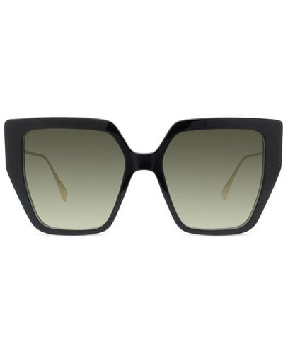Shop FENDI 2022-23FW Unisex Street Style Round Oversized Sunglasses by  Belleriviere