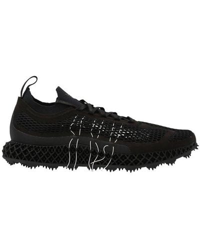 Y-3 Runner 4d Halo Lace-up Sneakers - Black