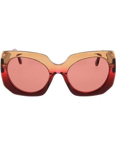Marni Jellyfish Lake Lava Cat-eye Frame Sunglasses - Pink