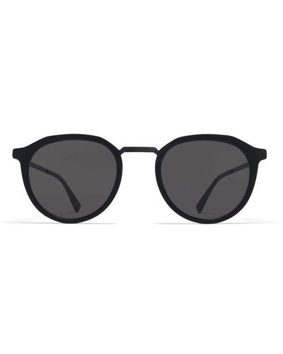 Mykita Paulson Round Frame Sunglasses - Black