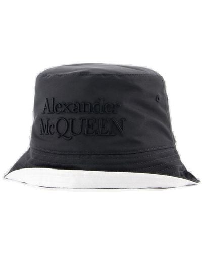 Alexander McQueen Reversible Bucket Hat - Blue