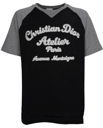 Oversized 'ChristianAtelier' T-Shirt White  Mens Dior T Shirts Polos ⋆  Rincondelamujer
