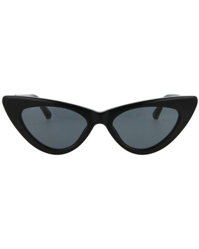 Linda Farrow X The Attico Dora Cat-eye Frame Sunglasses - Black