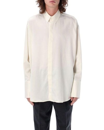 Ami Paris Silk Shirt - White