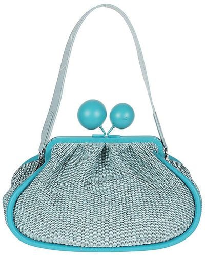 Weekend by Maxmara Large Pasticcino Bag - Blue