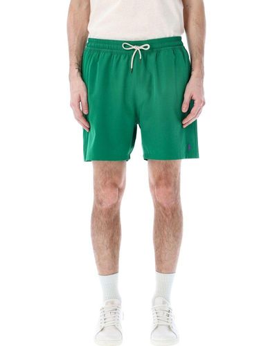 Polo Ralph Lauren Logo Embroidered Swim Shorts - Green