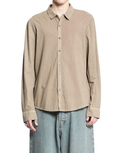 James Perse Standard Long Sleeved Shirt - Blue